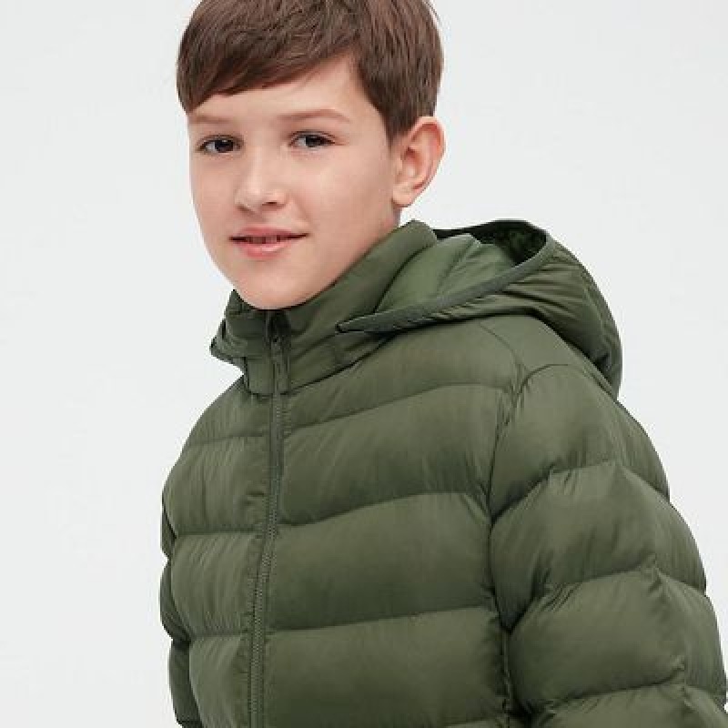 Anorak Uniqlo Warm Acolchado Washable Niños Rojas | 72513_PE