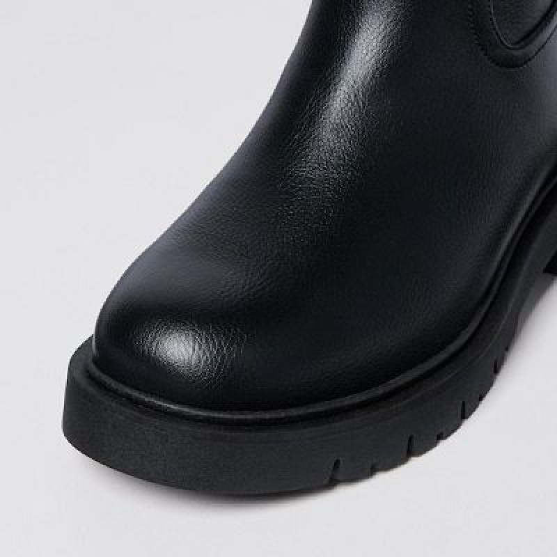 Botas Uniqlo Comfeel Touch Long Mujer Negras | 481975_PE