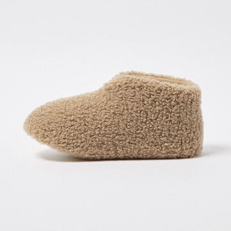 Botas Uniqlo Fleece Room Shoes Faux Shearling Mujer Blancas | 58147_PE