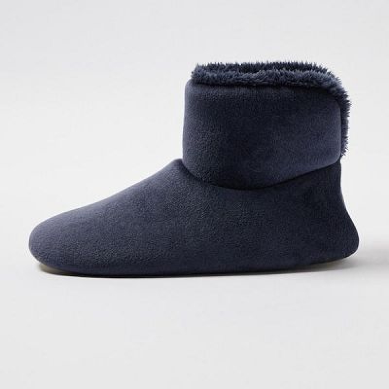 Botas Uniqlo Fleece Room Shoes Velour Hombre Marrones | 875306_PE