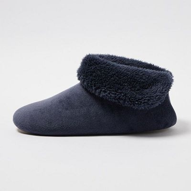 Botas Uniqlo Fleece Room Shoes Velour Hombre Marrones | 875306_PE