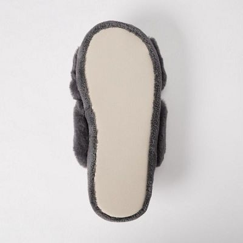 Botas Uniqlo Room Shoes Furry Fleece Mujer Gray | 217468_PE