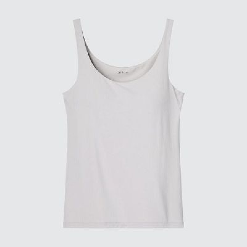 Bra Top Uniqlo AIRism Sleeveless Mujer Blancas | 587910_PE