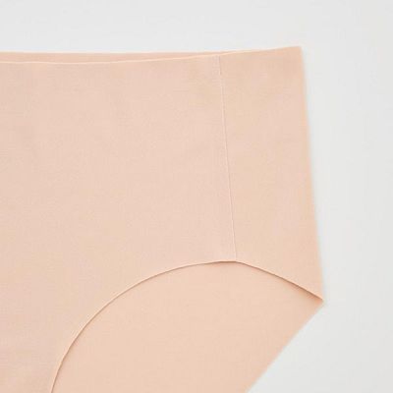 Bragas Uniqlo AIRism Ultra Seamless Hiphugger Mujer Rosas | 24351_PE