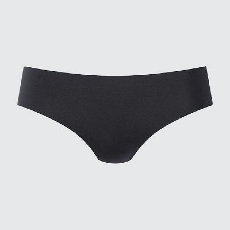 Bragas Uniqlo AIRism Ultra Seamless Regular Mujer Negras | 701853_PE