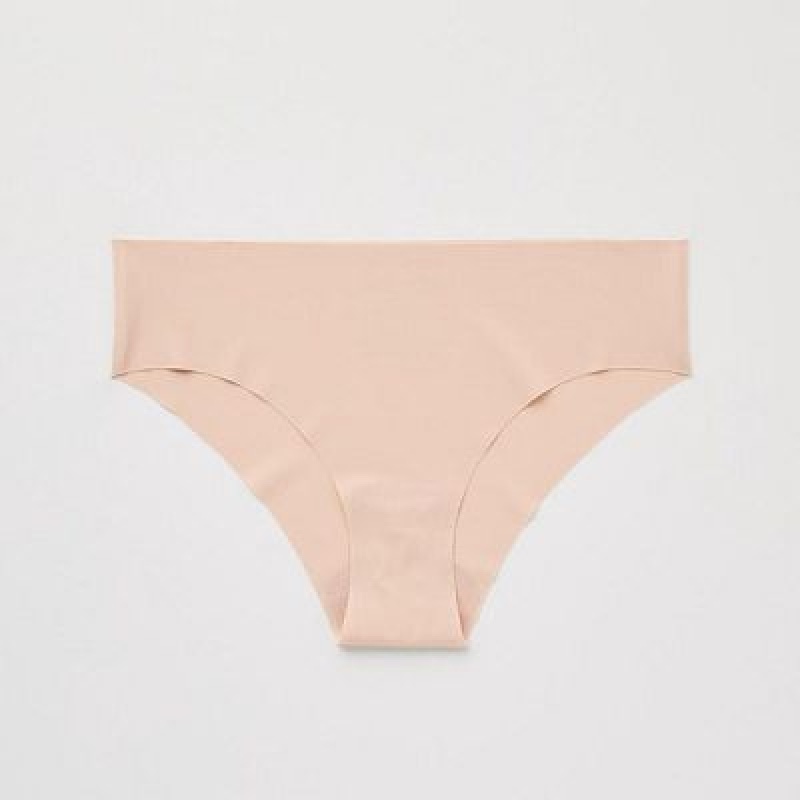 Bragas Uniqlo AIRism Ultra Seamless Regular Mujer Beige | 324658_PE