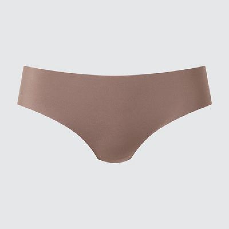 Bragas Uniqlo AIRism Ultra Seamless Regular Mujer Marrones | 305918_PE