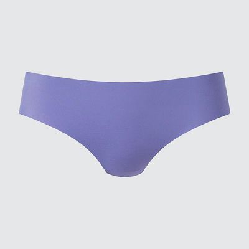 Bragas Uniqlo AIRism Ultra Seamless Regular Mujer Azules | 546209_PE