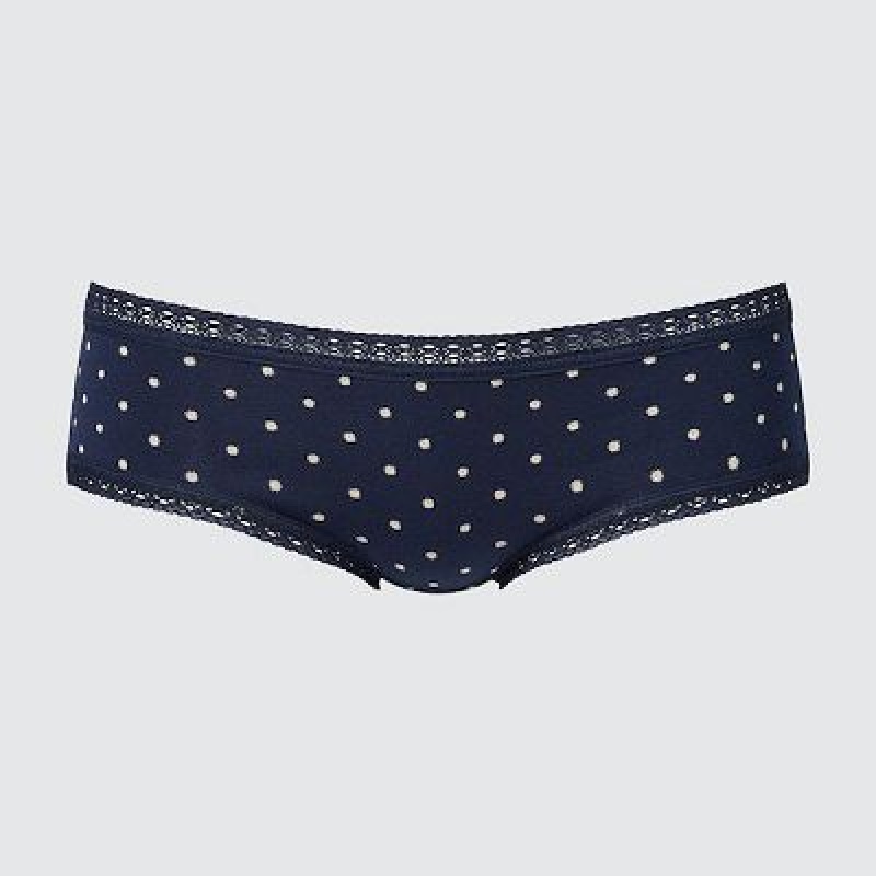 Bragas Uniqlo Hip Huggers Mujer Azul Marino | 628750_PE