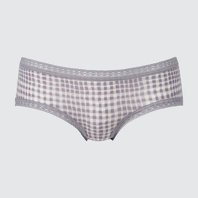 Bragas Uniqlo Hip Huggers Mujer Gris | 380569_PE