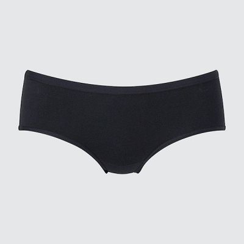 Bragas Uniqlo Hip Huggers Mujer Negras | 305916_PE