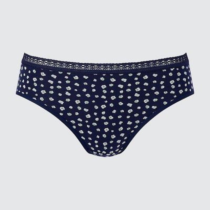 Bragas Uniqlo Mid-Rise Mujer Azul Marino | 248013_PE