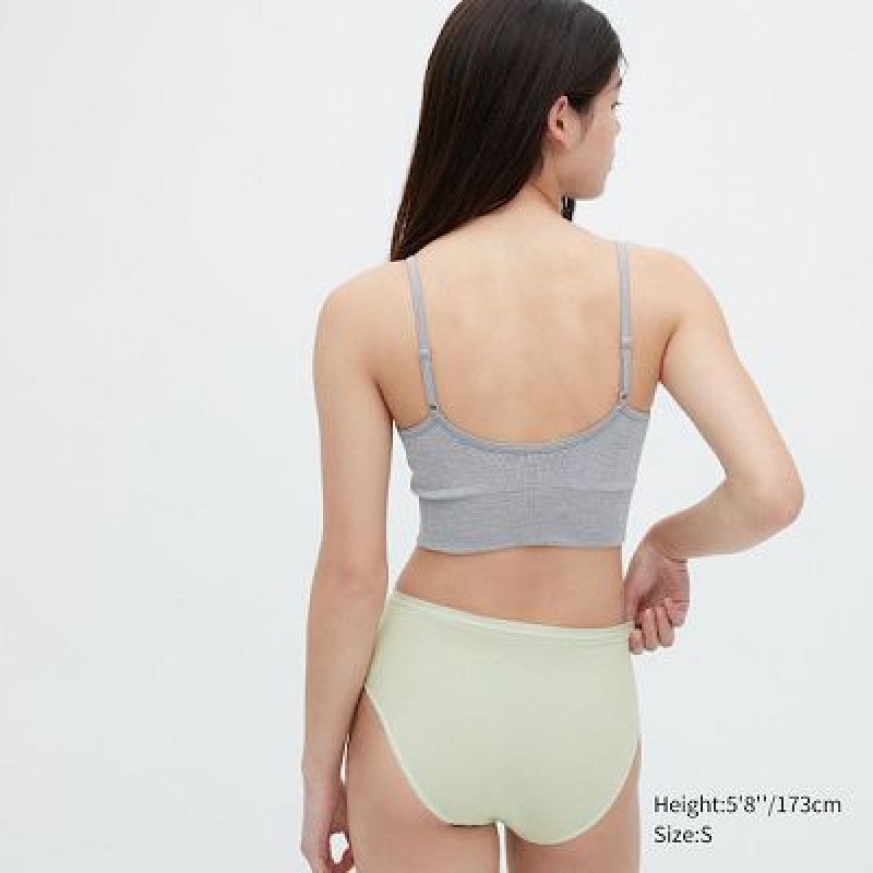 Bragas Uniqlo Plain High-Rise Mujer Marrones | 71952_PE