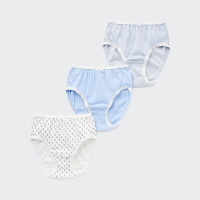 Bragas Uniqlo Shorts (Set of 3) Niños Azules | 951087_PE