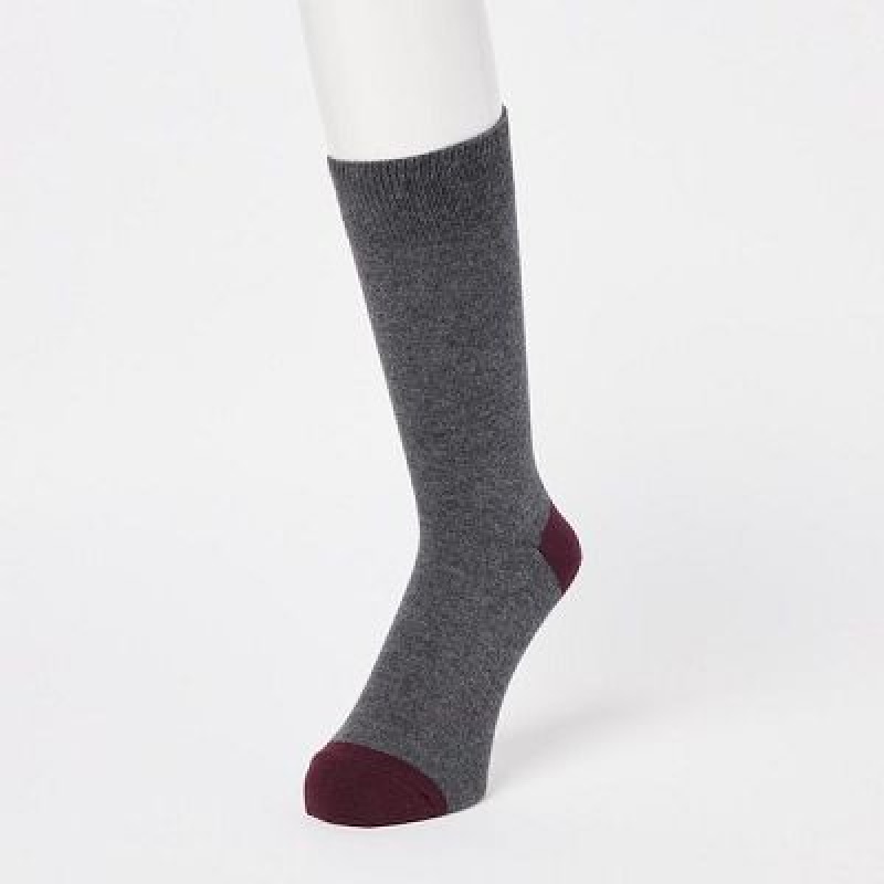 Calcetines Uniqlo 2 Pairs Hombre Wine | 716509_PE