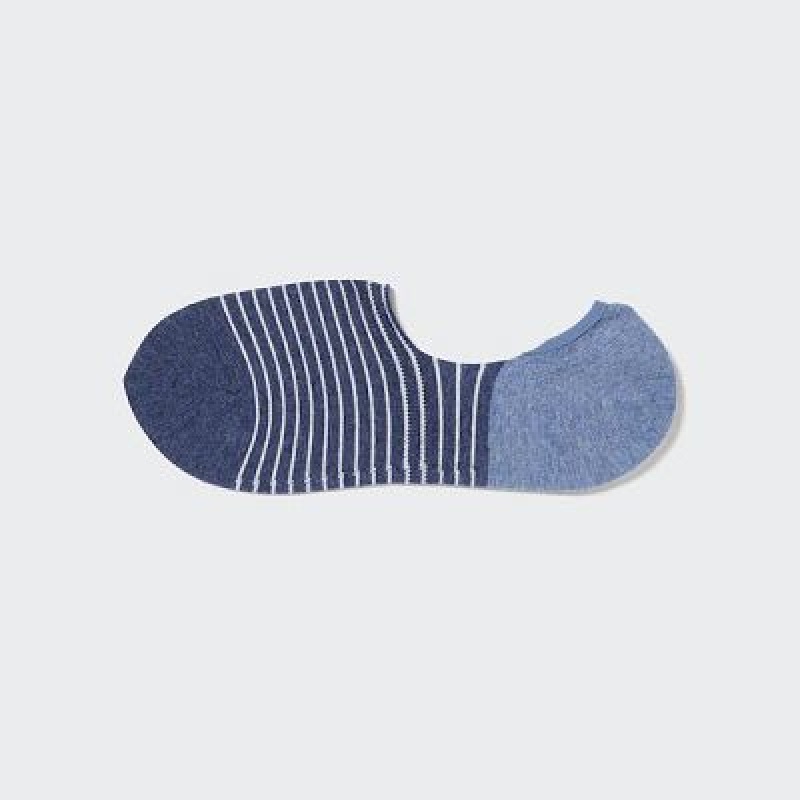 Calcetines Uniqlo A Rayas Low-Cut Hombre Azules | 608152_PE