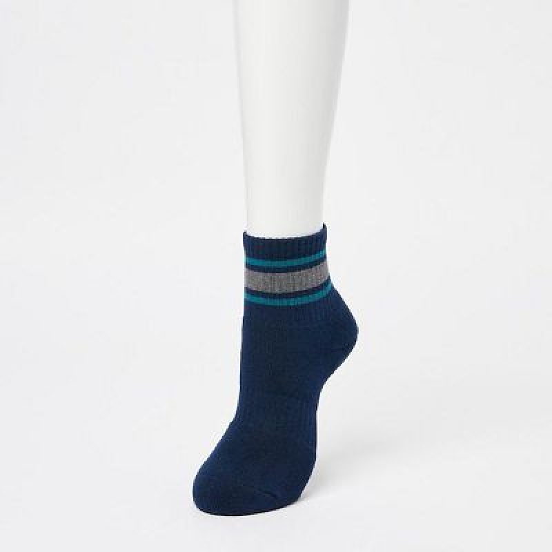 Calcetines Uniqlo Crew Pile Lined (3 Pairs) Mujer Blancas | 265107_PE