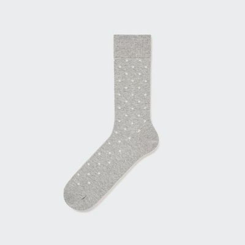 Calcetines Uniqlo Dotted Hombre Azul Marino | 820541_PE