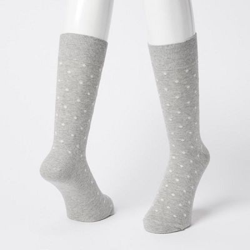 Calcetines Uniqlo Dotted Hombre Azul Marino | 820541_PE