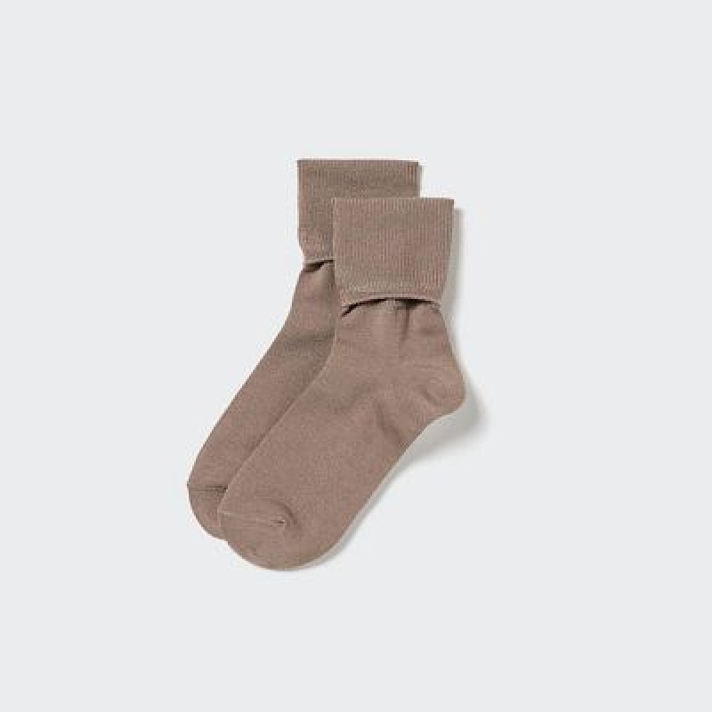 Calcetines Uniqlo HEATTECH 2-Way Mujer Beige | 192485_PE