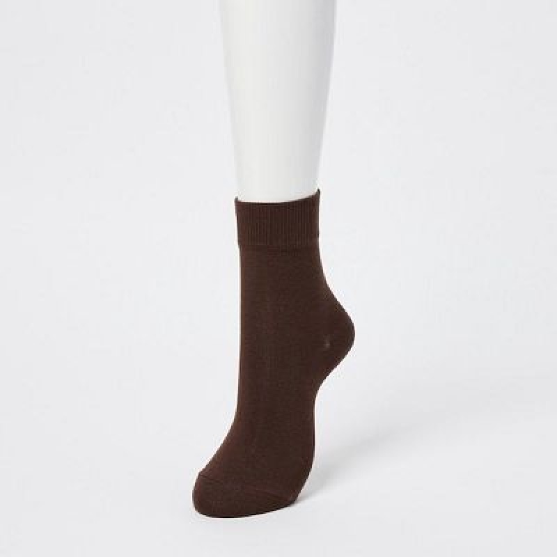 Calcetines Uniqlo HEATTECH Crew Relax Mujer Blancas | 372491_PE