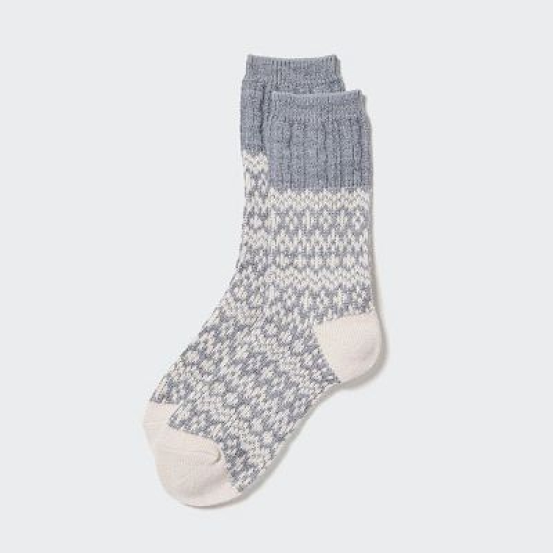 Calcetines Uniqlo HEATTECH Mujer Gris | 165083_PE