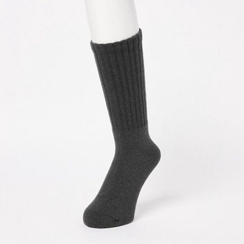 Calcetines Uniqlo HEATTECH Pile Hombre Blancas | 604527_PE