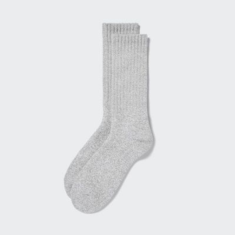 Calcetines Uniqlo HEATTECH Pile Hombre Gris | 803946_PE