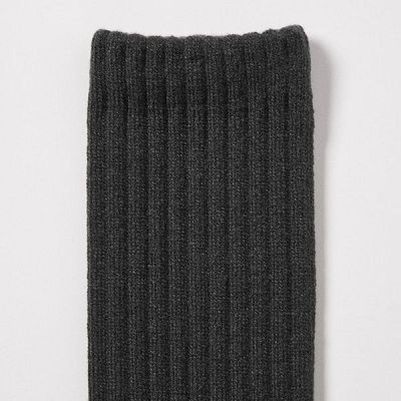 Calcetines Uniqlo HEATTECH Pile Hombre Gris | 487031_PE