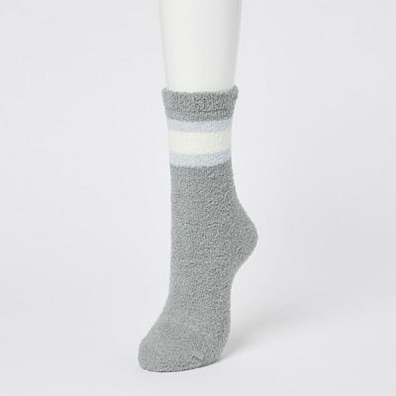 Calcetines Uniqlo HEATTECH Soft Fluffy Mujer Marrones | 826350_PE