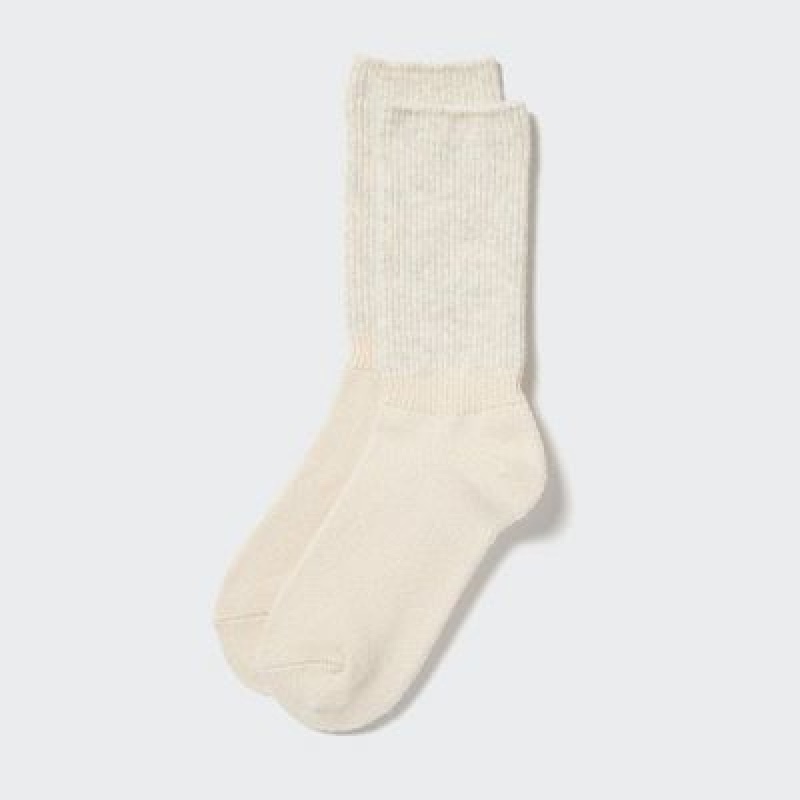 Calcetines Uniqlo HEATTECH Souffle Yarn Mujer Natural | 473291_PE