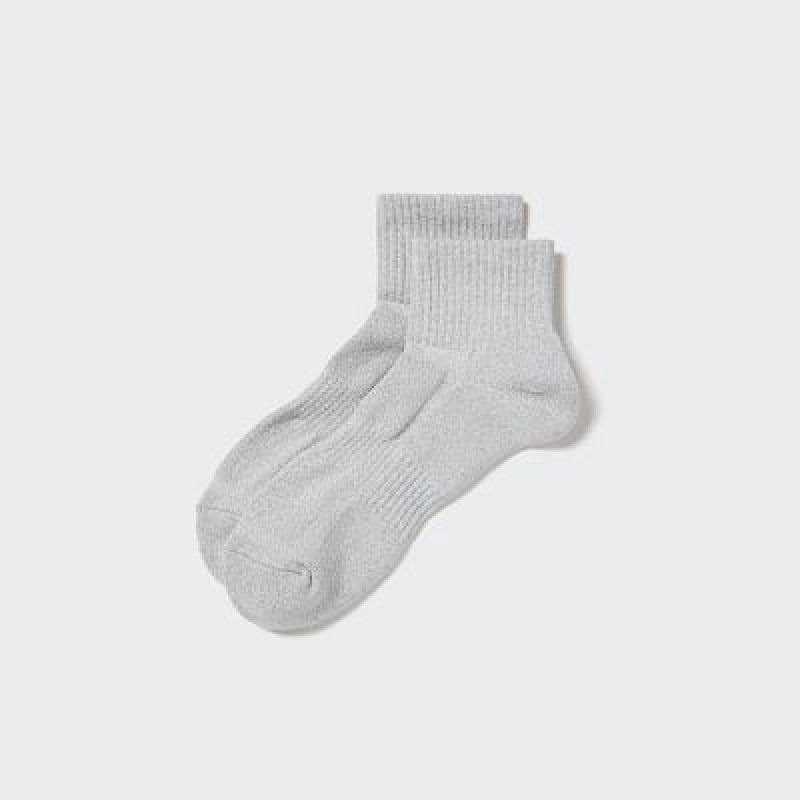 Calcetines Uniqlo Pile Half Hombre Gris | 108756_PE