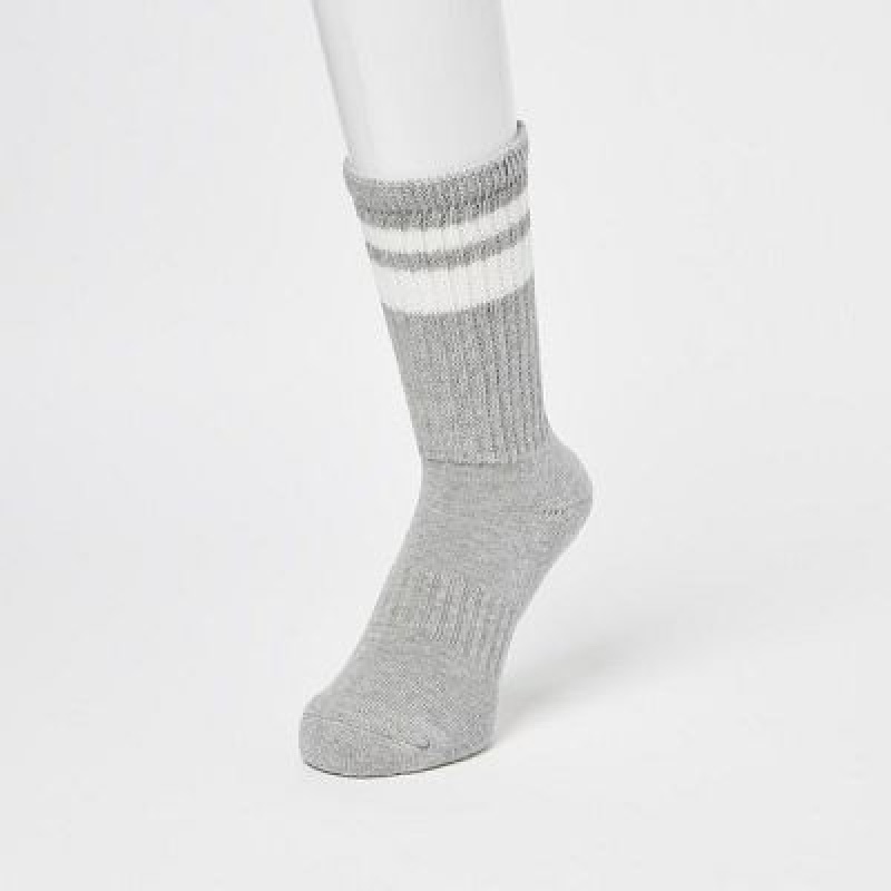 Calcetines Uniqlo Pile Lined Hombre Blancas | 367049_PE