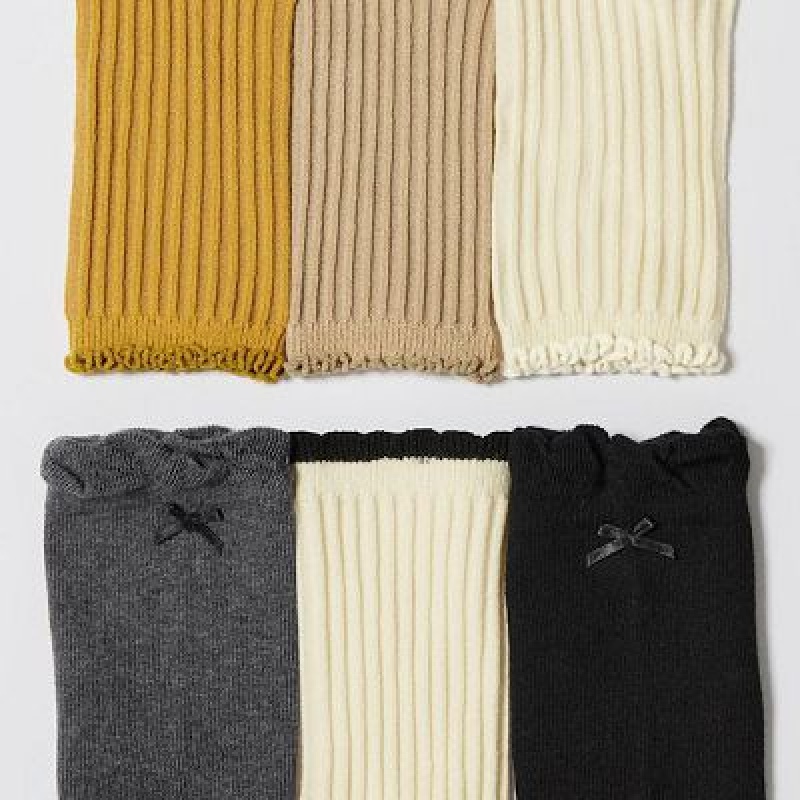 Calcetines Uniqlo Regular 3 Pack Niños Blancas | 245673_PE