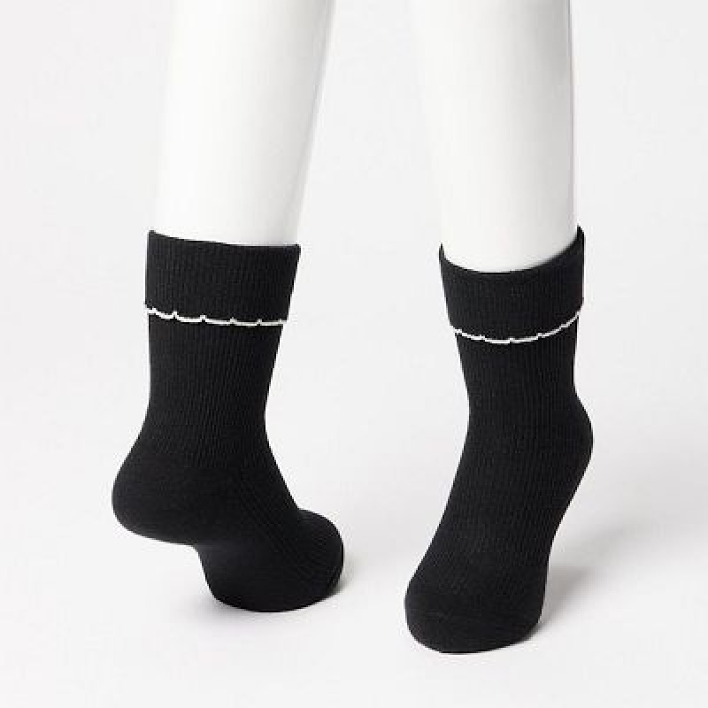 Calcetines Uniqlo Regular (3 Pairs) Niños Negras | 293841_PE