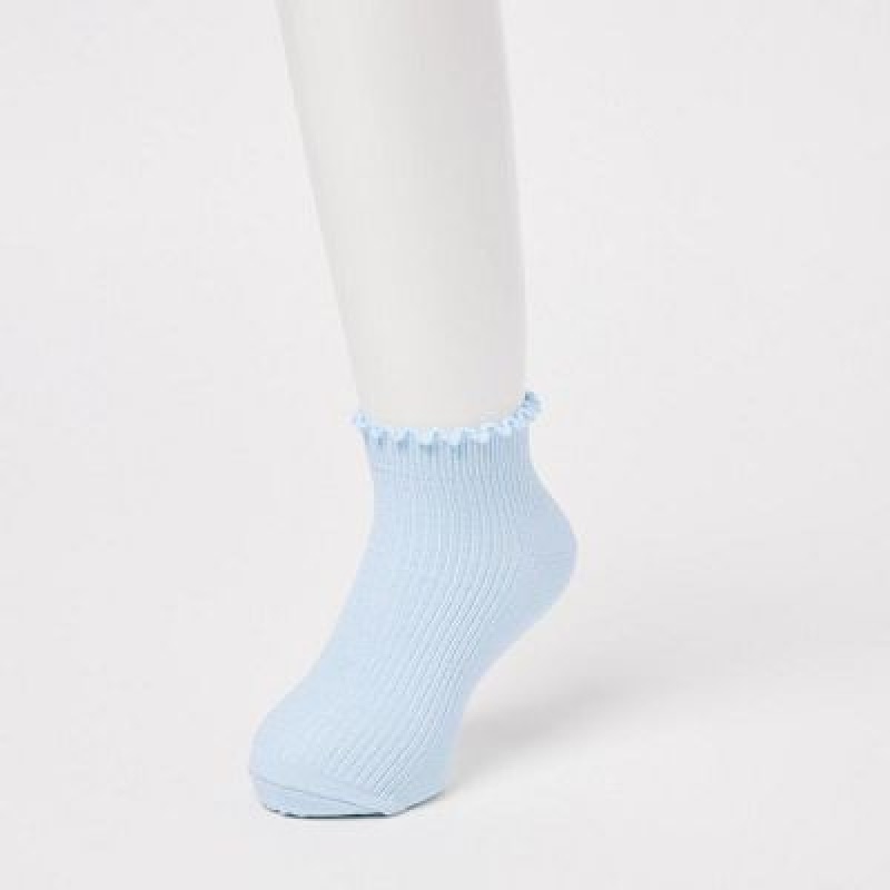 Calcetines Uniqlo Short (3 Pairs) Niños Azules | 529148_PE