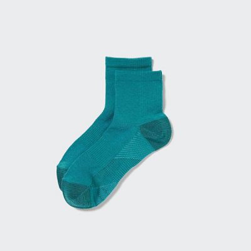 Calcetines Uniqlo Sports Half Hombre Verde Oliva | 423671_PE