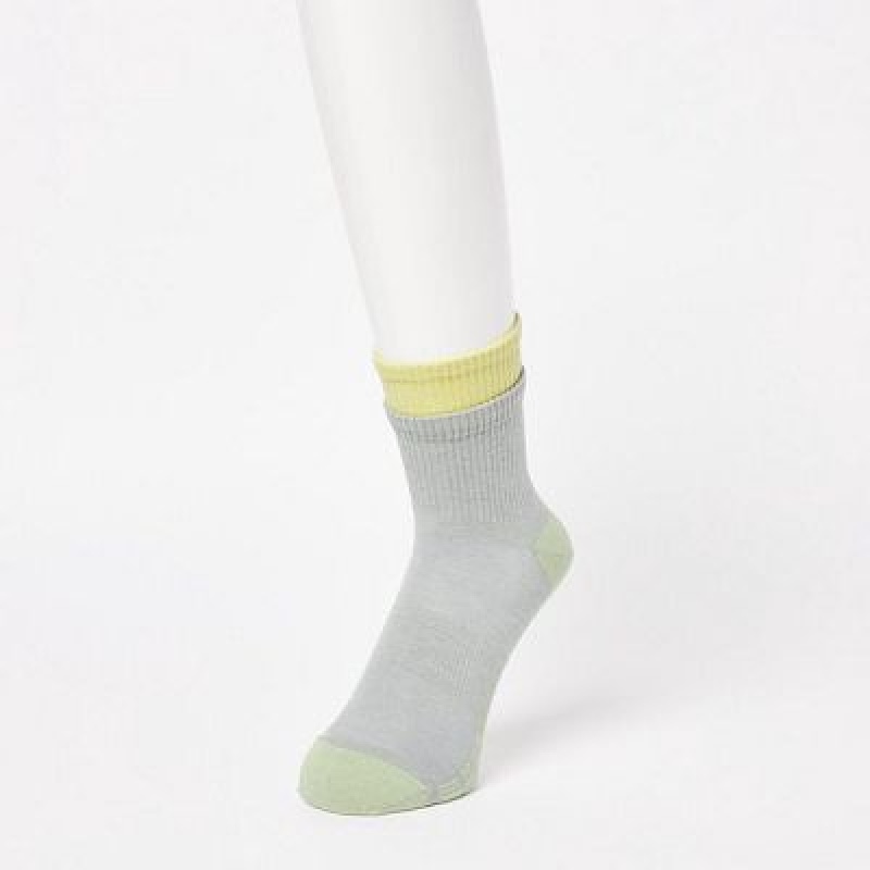 Calcetines Uniqlo Sports Layered Half Hombre Naranjas | 195206_PE