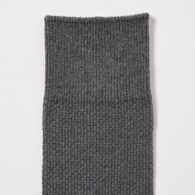 Calcetines Uniqlo Supima® Cotton Pique Hombre Gris | 129408_PE