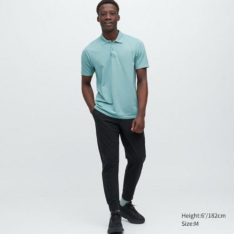 Camisa Polo Uniqlo DRY-EX Hombre Azul Marino | 201956_PE