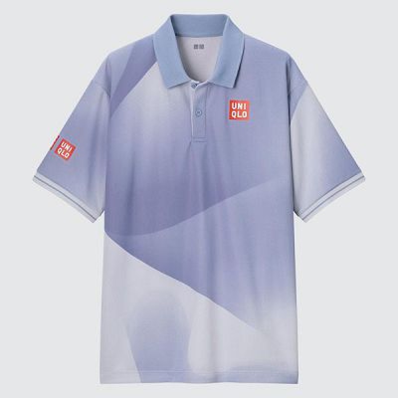 Camisa Polo Uniqlo DRY-EX Hombre Gris | 496205_PE