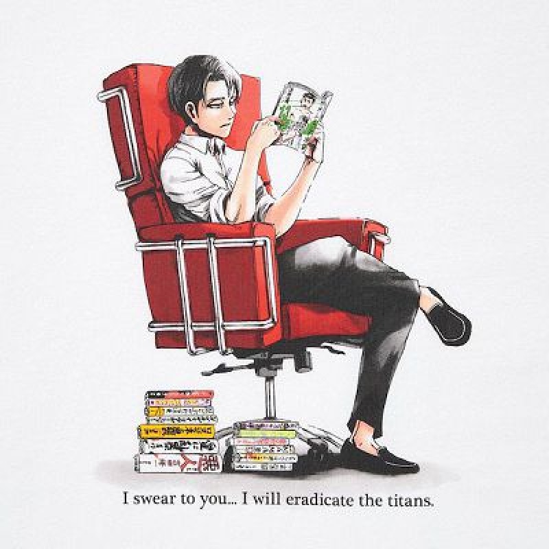 Camiseta Uniqlo Attack on Titan UT Hombre Blancas | 247831_PE