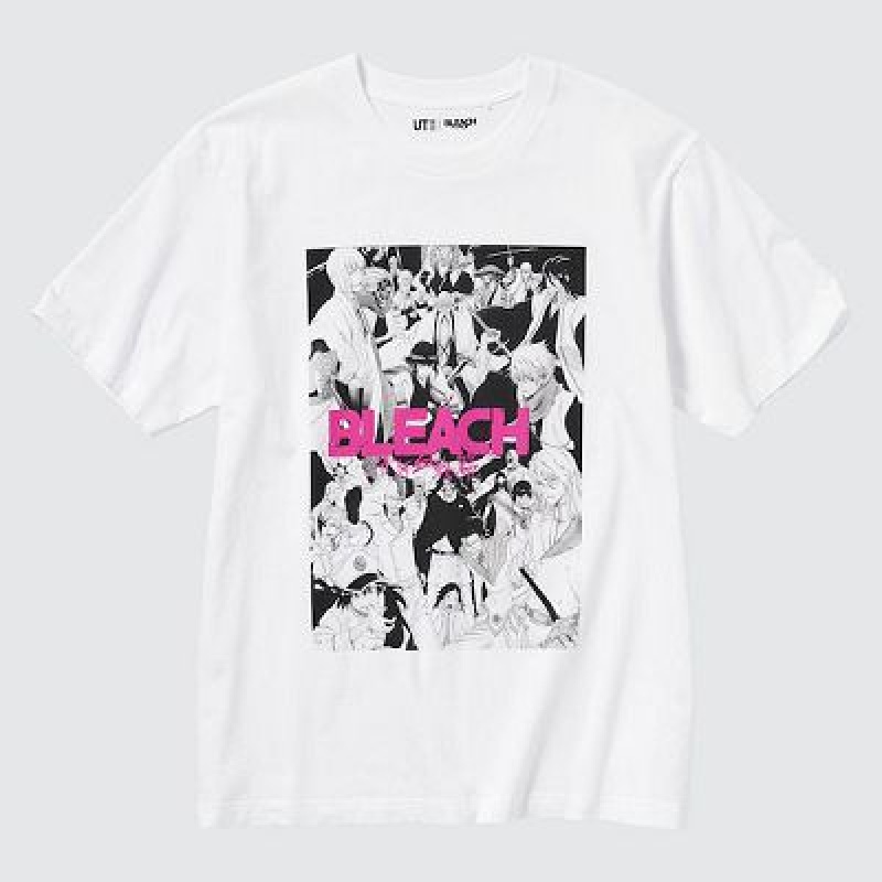 Camiseta Uniqlo BLEACH: Thousand-Year Blood War UT Hombre Blancas | 39451_PE