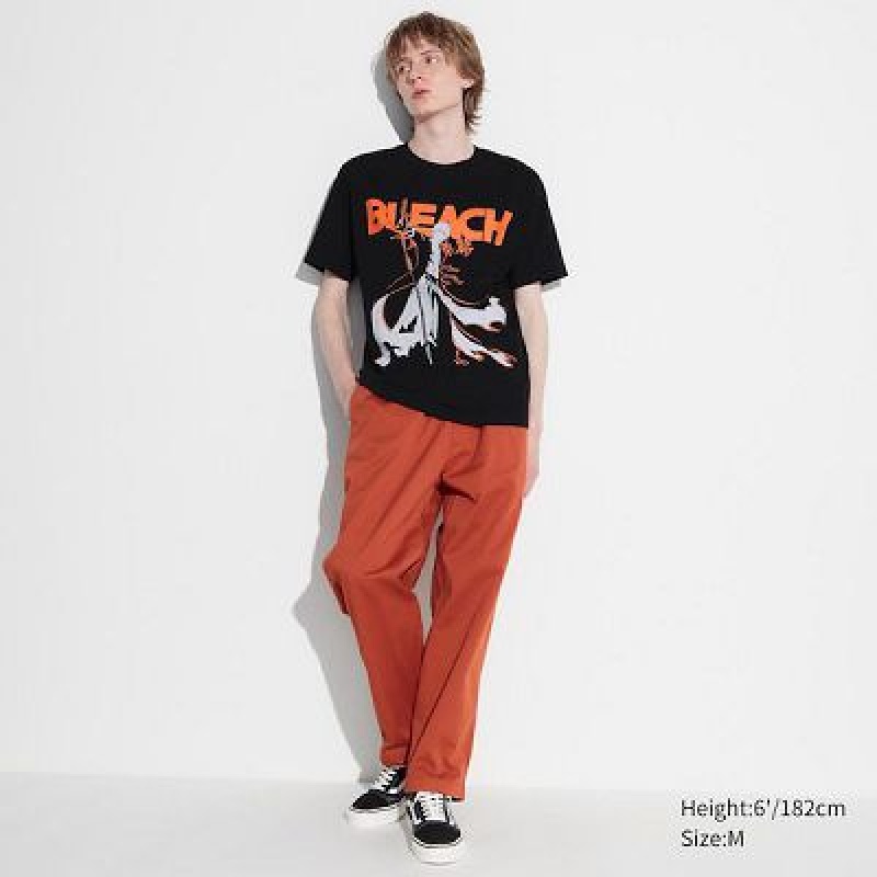 Camiseta Uniqlo BLEACH: Thousand-Year Blood War UT Hombre Negras | 175038_PE