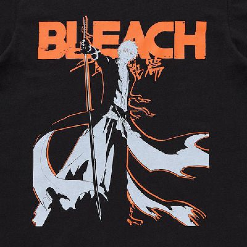 Camiseta Uniqlo BLEACH: Thousand-Year Blood War UT Hombre Negras | 175038_PE