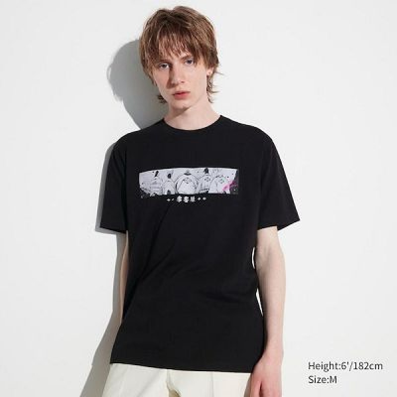 Camiseta Uniqlo BLEACH: Thousand-Year Blood War UT Hombre Negras | 273015_PE