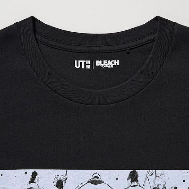 Camiseta Uniqlo BLEACH: Thousand-Year Blood War UT Hombre Negras | 273015_PE