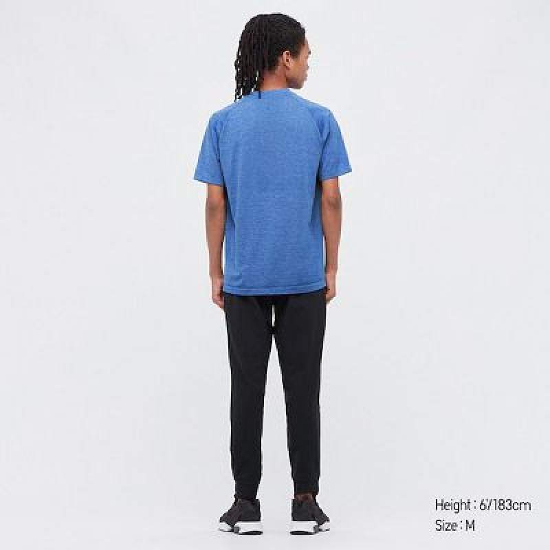 Camiseta Uniqlo DRY-EX Crew Neck Short-Sleeve Hombre Blancas | 75142_PE