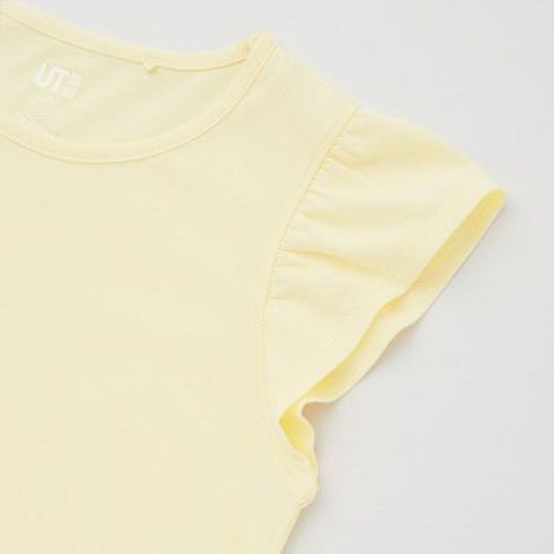 Camiseta Uniqlo Disney Heroines UT Niños Creme | 578410_PE