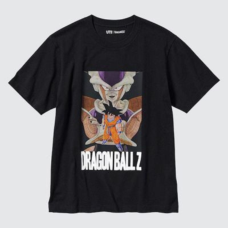 Camiseta Uniqlo Dragon Ball UT Hombre Negras | 610584_PE